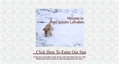Desktop Screenshot of fourseasonslabradors.com